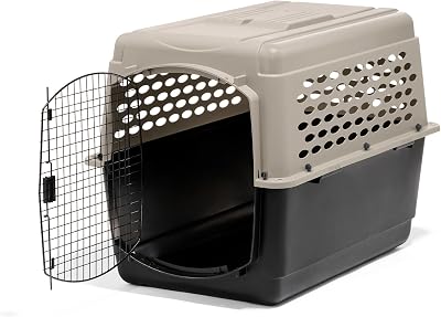 Petmate 21950 Vari 40-Inch Pets Kennel, 70-90-Pound, Bleached Linen