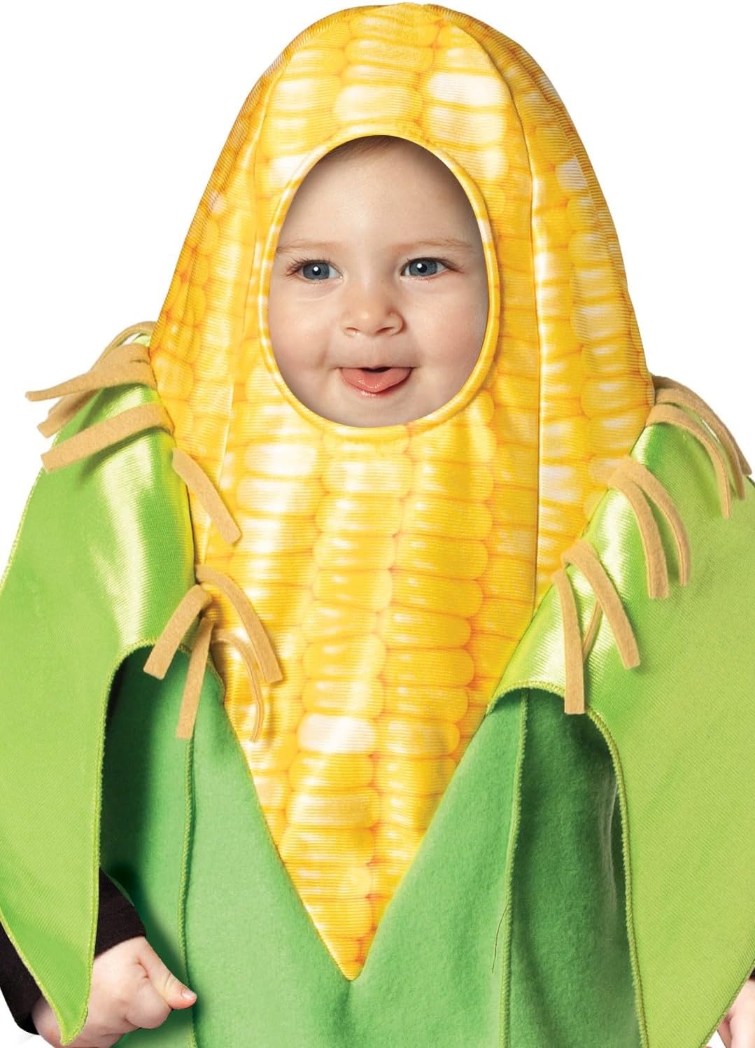 Ear of Corn Baby Bunting Halloween Costume, Baby 3-9 Months, Unisex Green
