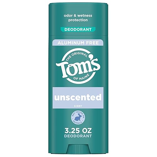 Tom's of Maine Desodorante natural sin perfume para mujeres y hombres, sin aluminio, 3.25 oz