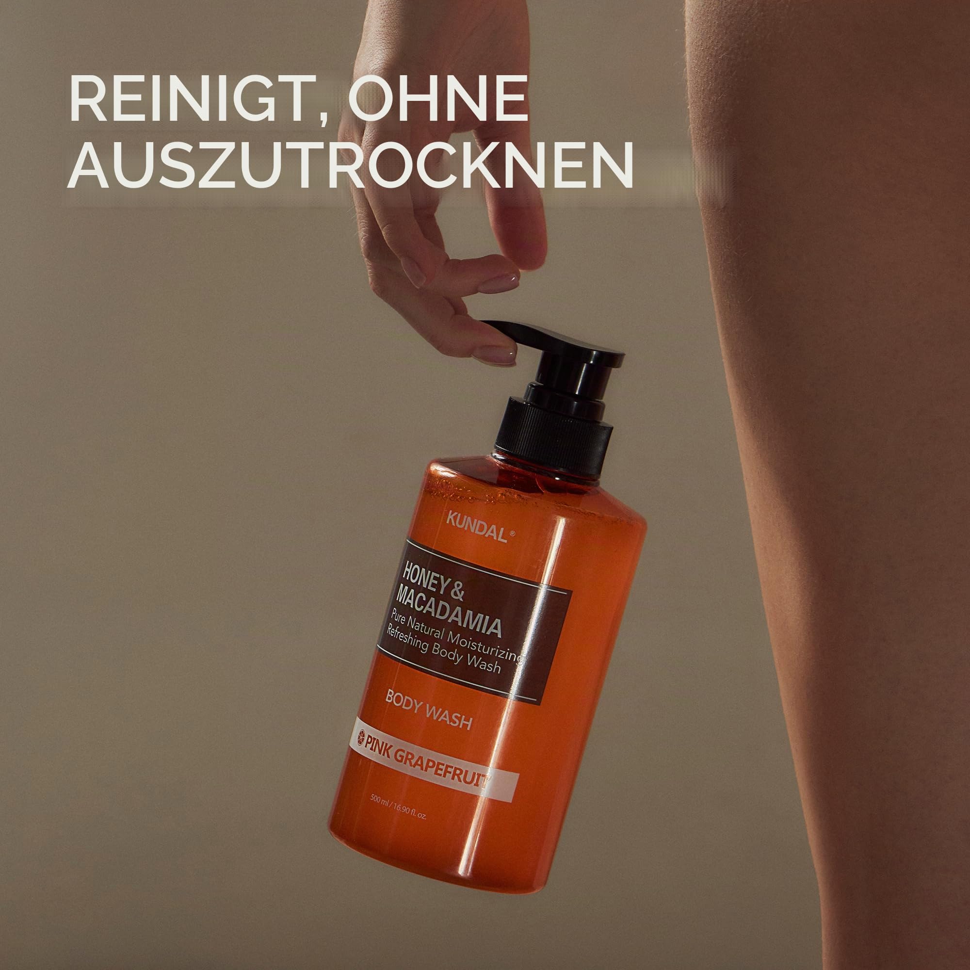 KUNDAL reiner body wash 500ml (babypuder)