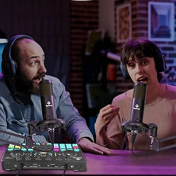 Commander M100 オーディオインターフェイス Amazon.co.jp: Squarock ポッドキャスト機器セット オーディオ