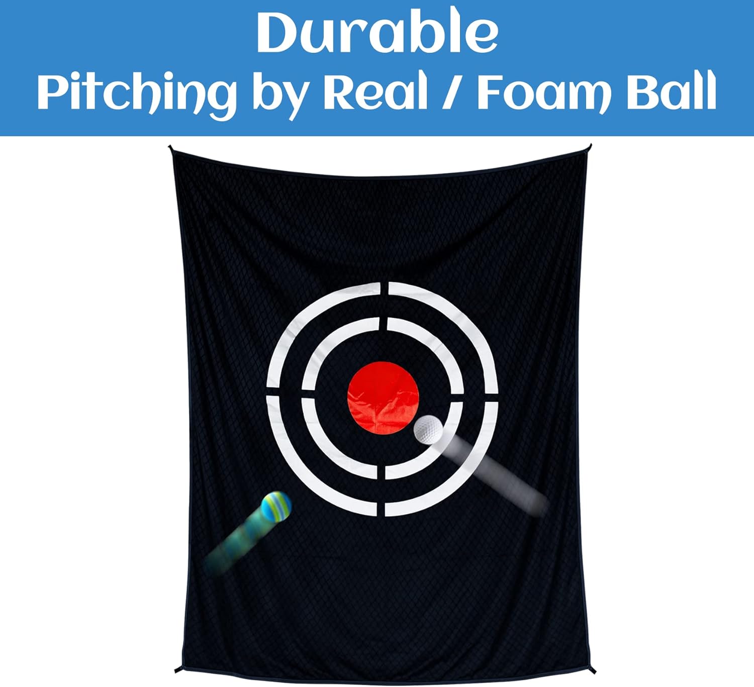 Golf Target Cloth for Net Replacement - Enthusiasts and Professional Golfers Practice Training Aids for Garage/Backyard