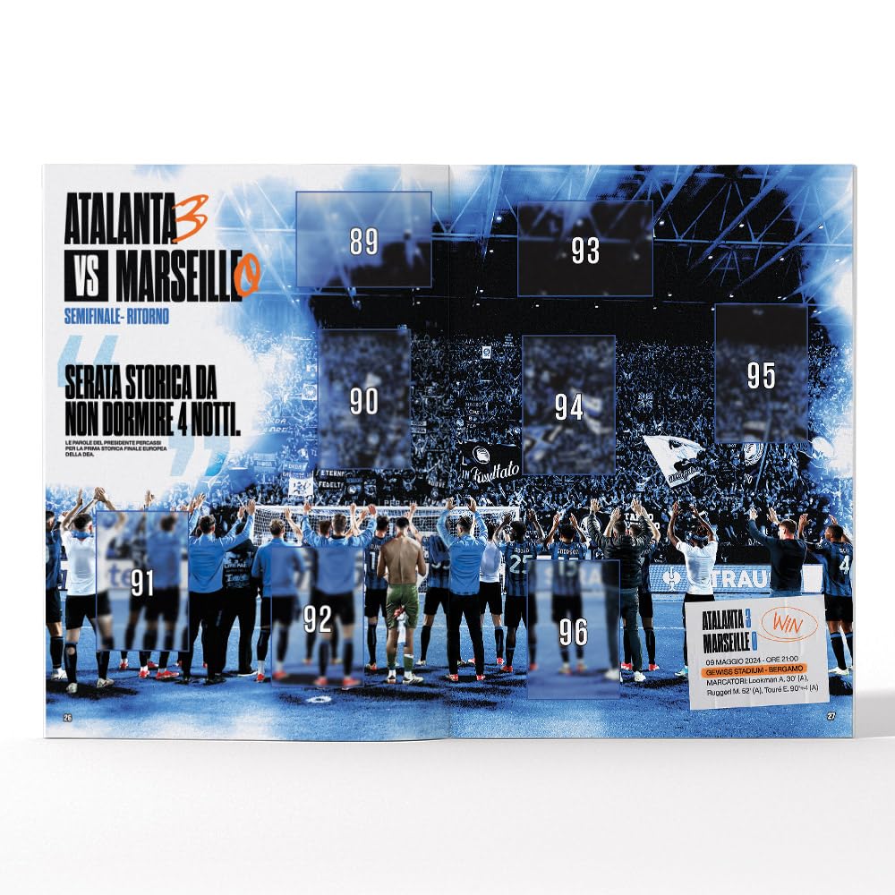 Atalanta Regina d'Europa - Prodotto UFFICIALE - Album di figurine in Collezione completa - Europa League 23/24