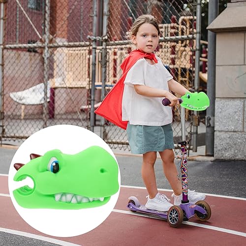 Miniatura 9 de Razor Scooter Accesorios Juguete Silicona Dinosaurios Micro T- Bar Kick Scooter Decoración de Bicicleta Juguetes de Seguridad para Niños Pequeños