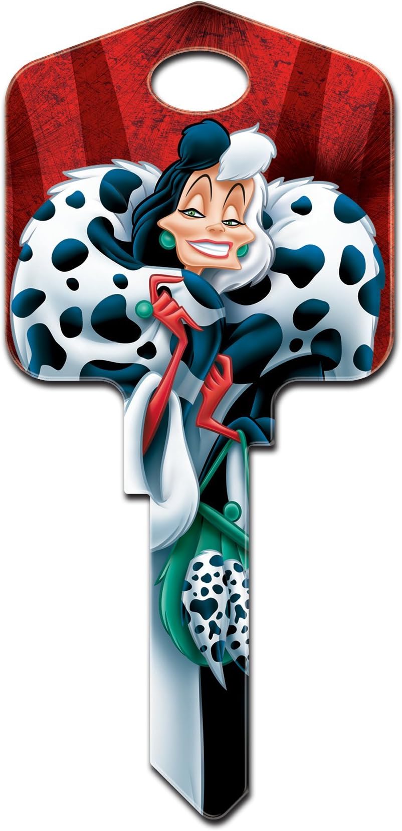 Disney Cruella De Vil Kwikset KW1 House Key New
