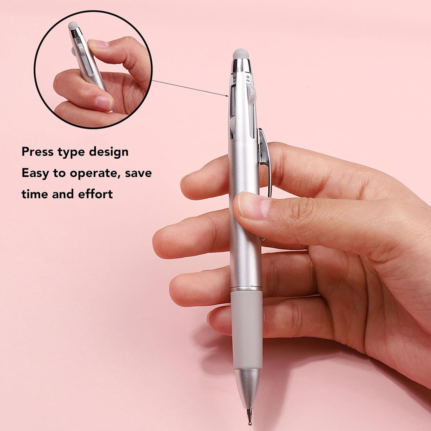 5-in-1 Nail Art Dotting Pen with Press Type for Enhanced Precision and Creative Designs in Beauty Salon