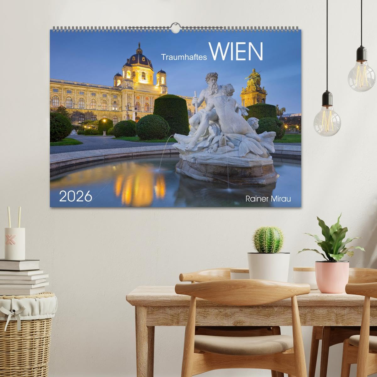 Traumhaftes Wien 2026 (Wandkalender 2026 DIN A2 quer), CALVENDO Monatskalender: 12 atemberaubende Fotografien aus dem facettenreichen Wien (CALVENDO Orte)