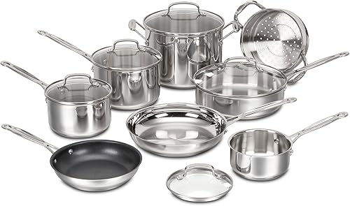 Cuisinart Chef's Classic - Juego de utensilios de cocina de acero inoxidable (13 piezas)