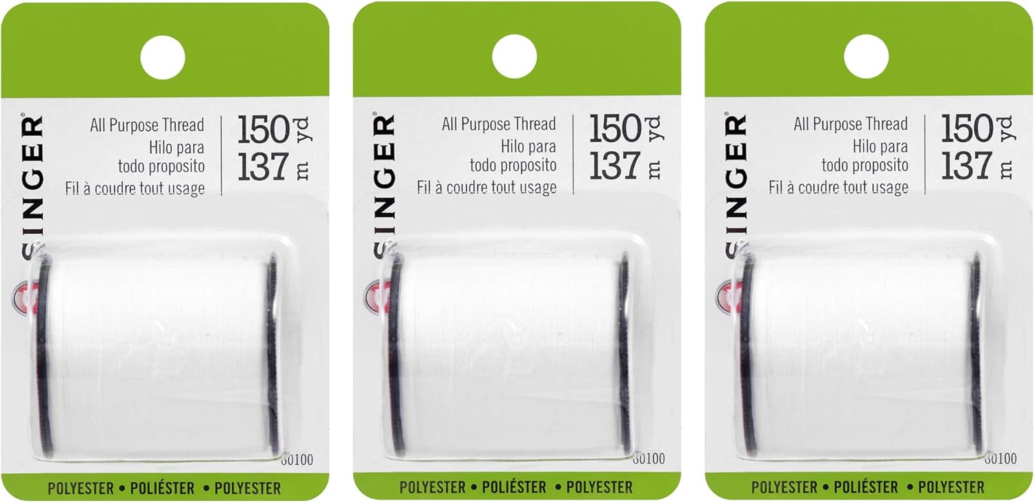 Amazon.com: SINGER Thread, White (Pack of 3)