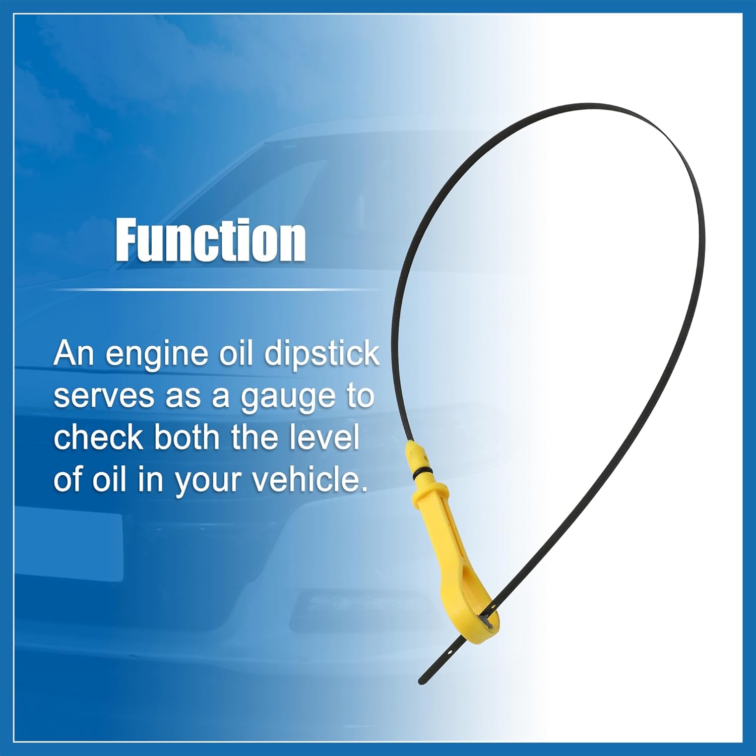 Engine Oil Fluid Level Dipstick for Suzuki Swift 1.5L No.1691069G01 Automotive Parts Item Replacement
