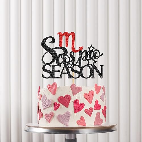 Miniatura 7 de Decoración para tartas de temporada de Escorpio, decoración de fiesta de cumpleaños de Escorpio, decoración de fiesta de cumpleaños de astrología