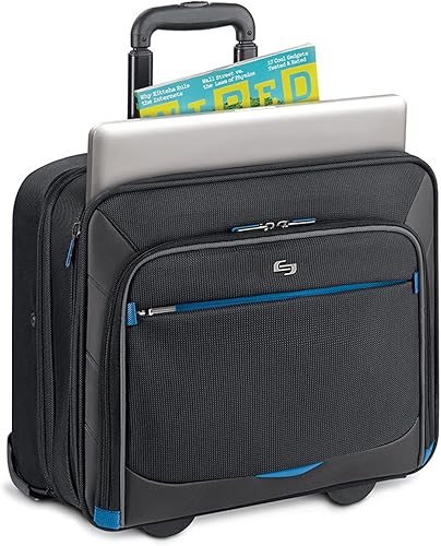 Miniatura 8 de Solo New York Bolsa para portátil con ruedas activas. Estuche con ruedas para viajes de negocios para mujeres y hombres. Se adapta a portátiles de