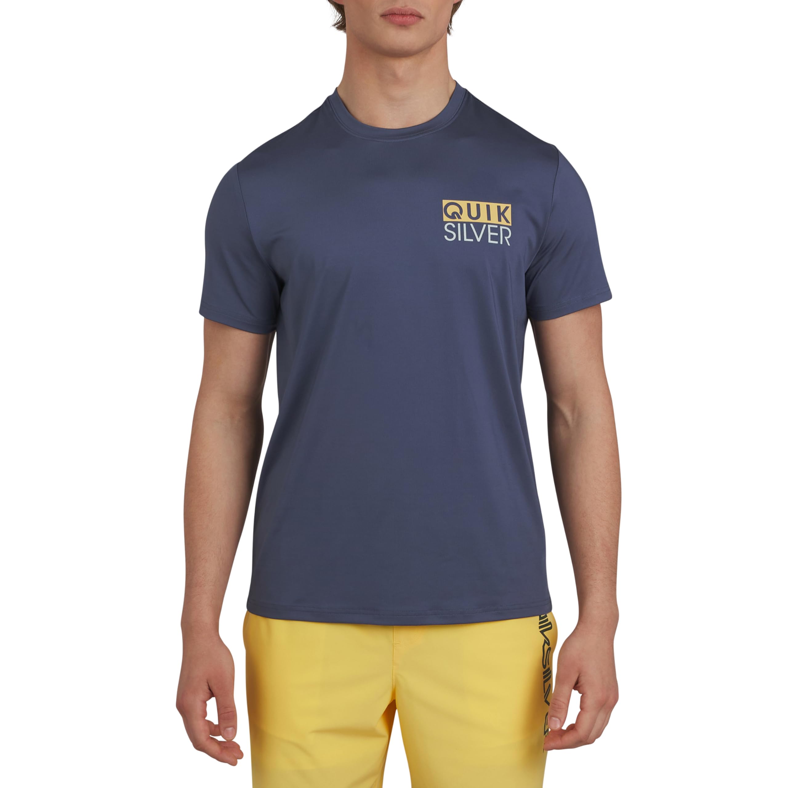 Quiksilver Mens Swimwear Regular Fit UPF 50 Short Sleeve Sun Tee