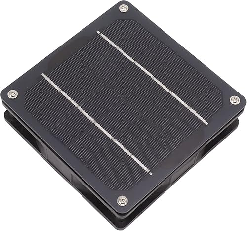 Garosa Solar Powered Exhaust Fan, 5w Solar Panel Powered Fan, Energy Saving Monocrystalline Solar Panel Fan Mini Ventilator for Chicken, Ventilation