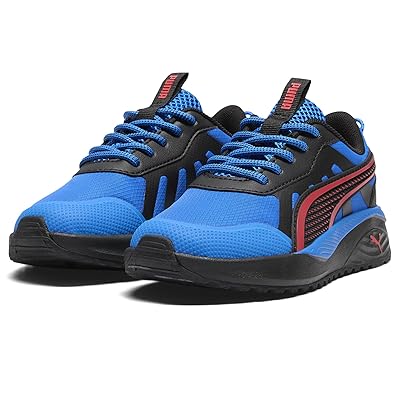 PUMA Kids Excursion Alternate Closure Kids Shoes Racing Blue Active Red PUMA Black
