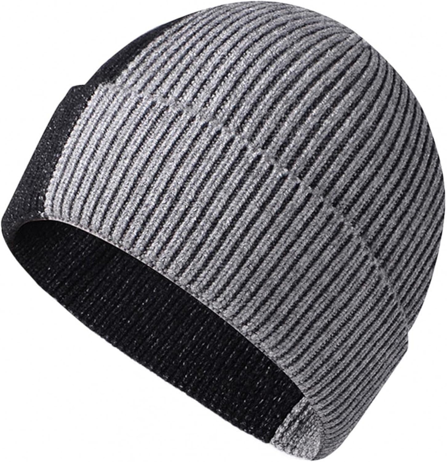 Lisusut リバーシブル 超定番 ニット帽子 薄手 コットンワッチ レディース メンズ ニット帽 ニット 浅め ニットキャップ コットンニット ショート レトロ 春夏秋冬 帽 大きめ ビーニー 無地 伸縮