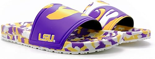 Miniatura 48 de Hype NCAA Team Graphic and Color Unisex Quick Dry Slydr Sandalia Marea carmesí de Alabama,Clemson Tigers,Louisville Cardinals,Army Black