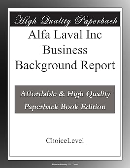 Alfa Laval Inc Business Background Report