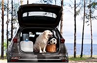 Vista 3 de Jarra plegable para almacenamiento de agua, 4×5.3 galones, sin BPA, para camping, senderismo, caravana al aire libre y emergencia, contenedor