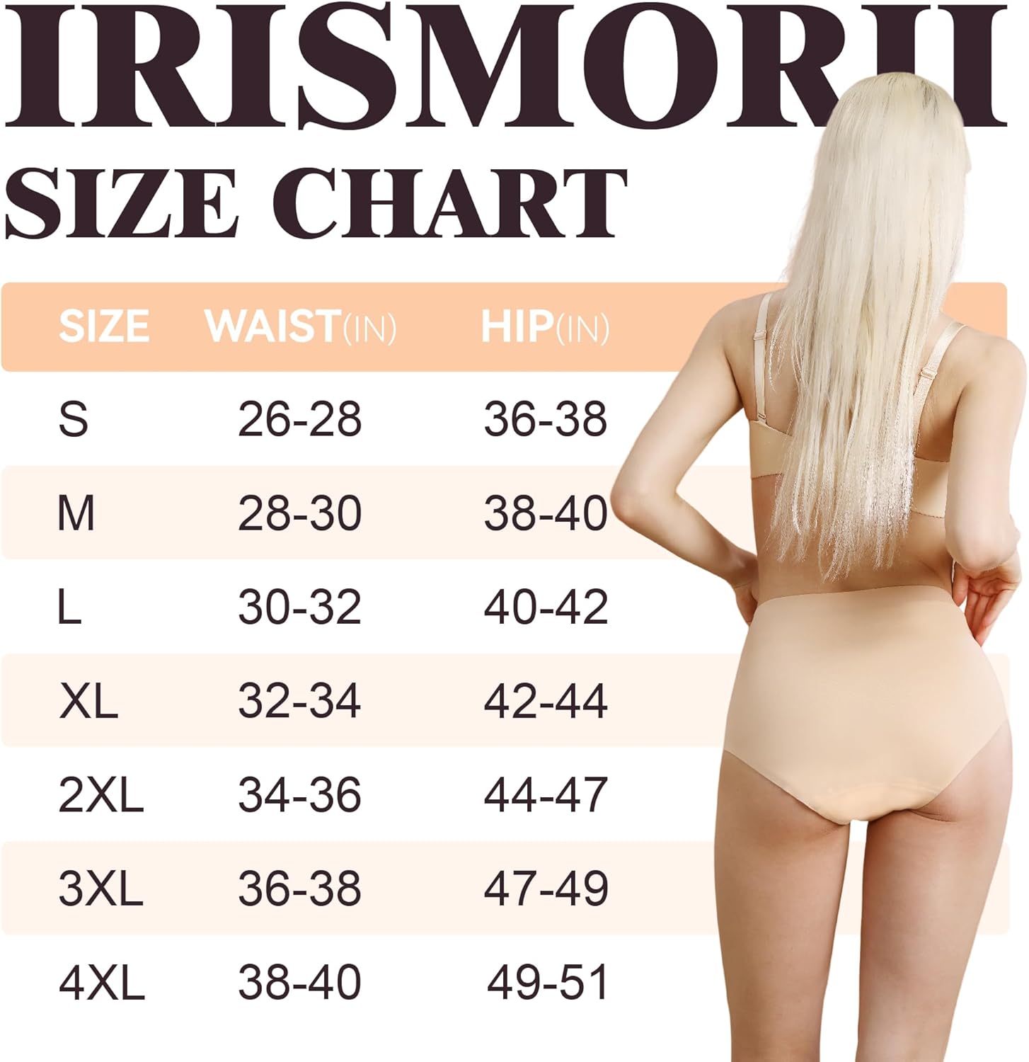 Washable Incontinence Leak Proof Underwear for Women Absorbent Panties Protective Briefs Postpartum 3 Pack (Beige Beige Dark Blue M) - Image 6