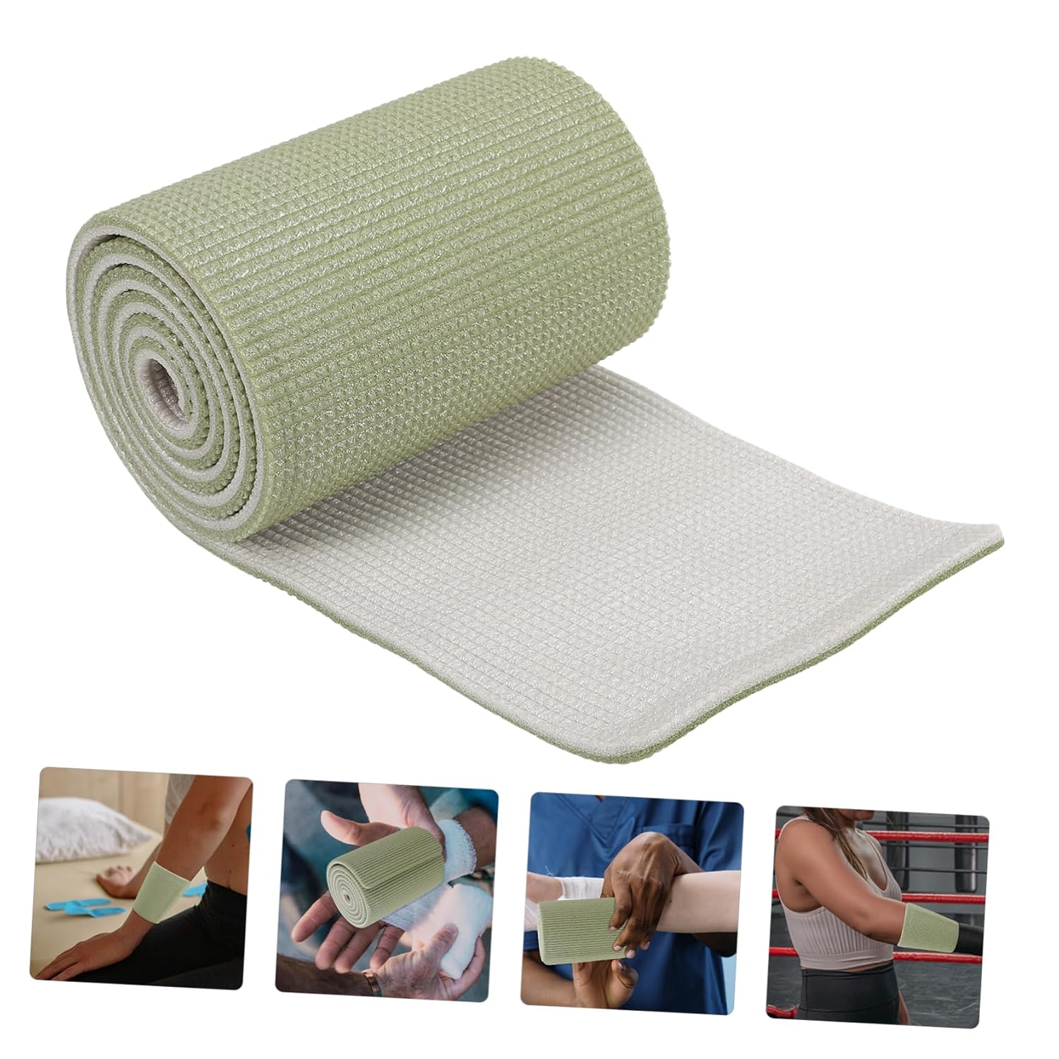 Kisangel Emergency First Aid Splint Portable Arm Splint TPE Material Outdoor Sports Fracture