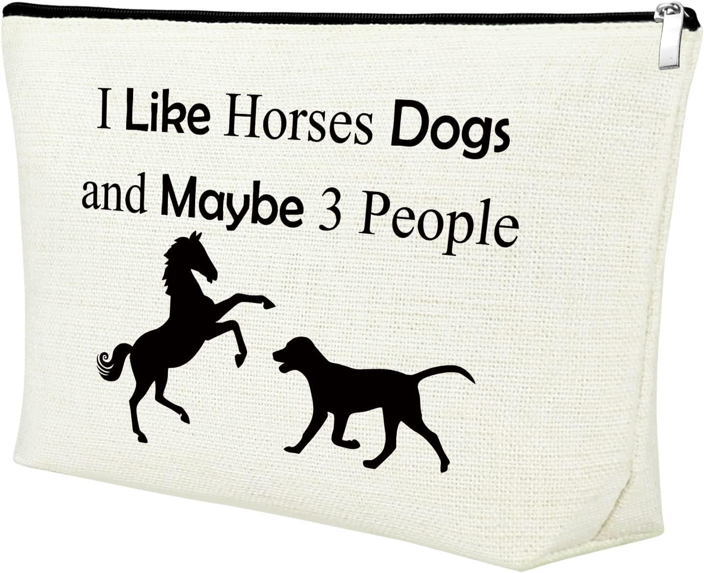 Horse Makeup Bag Gift For Horse Owner Dog Lover Gift Horse