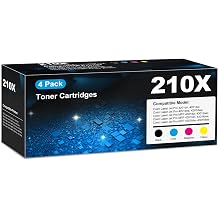 210X Toner Cartridges 4301fdw for HP 210X 210A Toner Cartridges 4 pack, 4301fdw 4201dn 4201dw Toner Cartridge, HP210X HP210A 210 Toner for Color Laser Jet Pro MFP 4301fdw 4201dn 4201dw 4301fdn 4301fdn