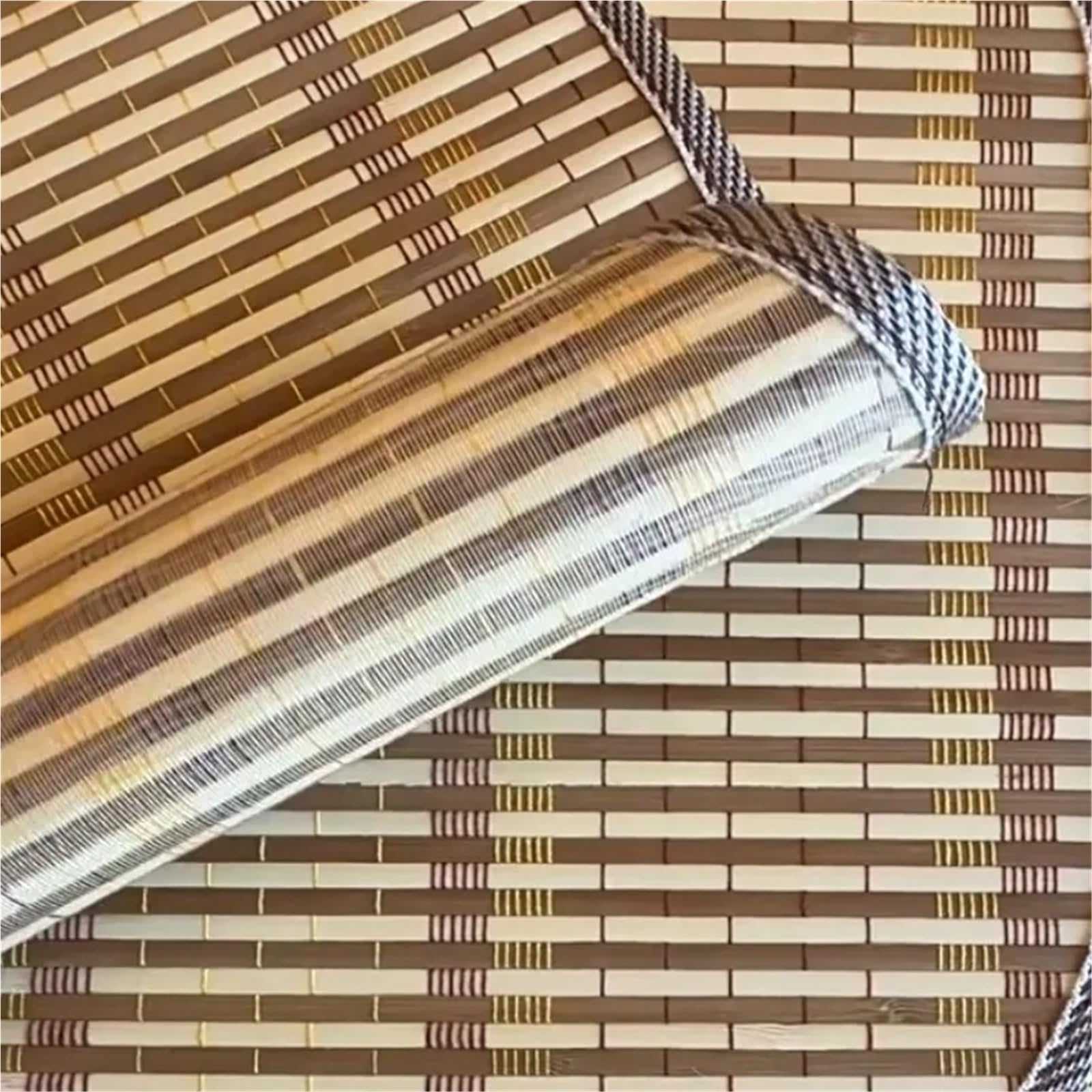 Tejido Salvamanteles Manteles Individuales Tejidos con Bordes ovalados, tapete for vajilla de Regalo, Resistente al Calor for el hogar, Mesa Comedor Cocina, 1/4/6 Uds
