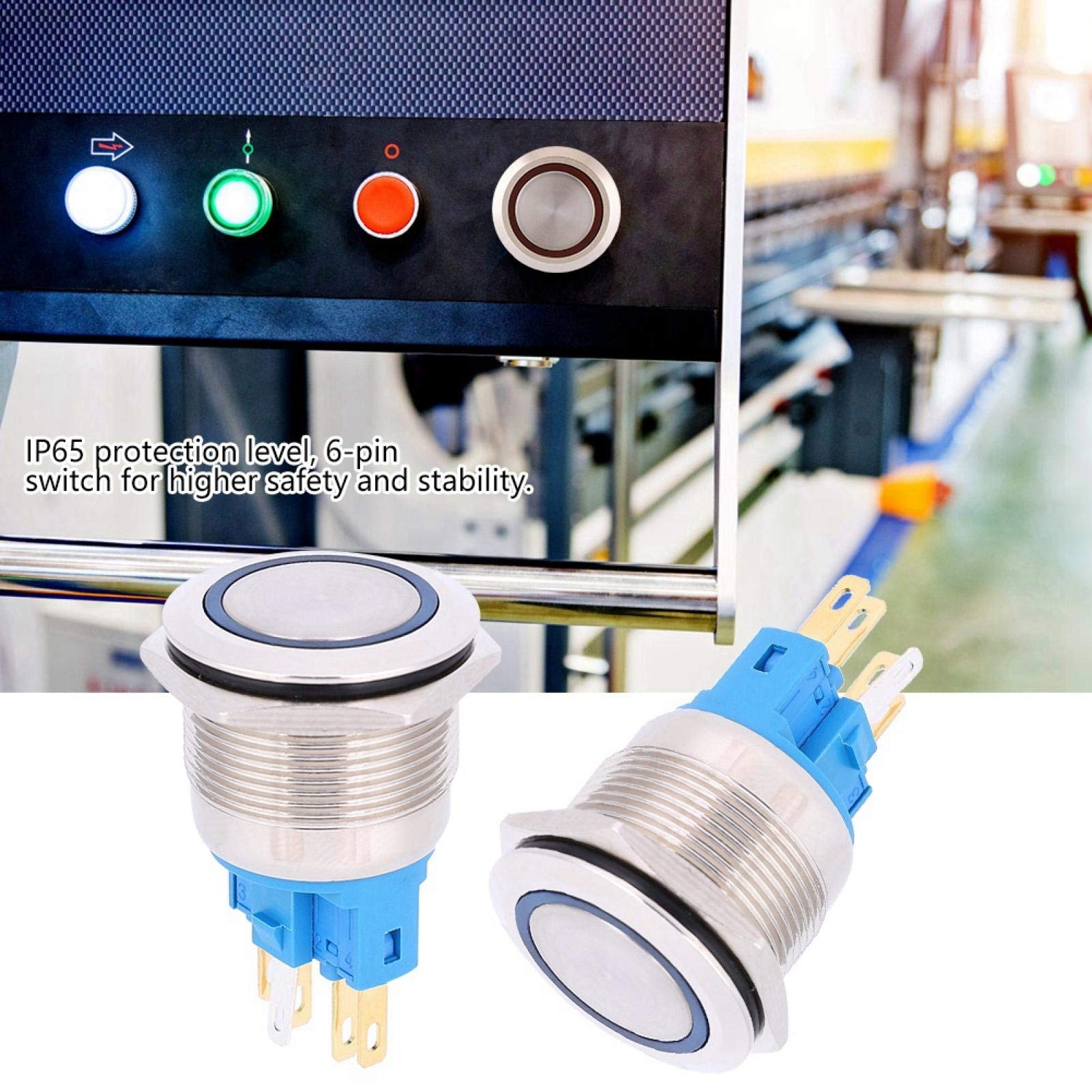 Interruttore Di Avviamento Universale 12/24 V, Interruttore Di Avviamento Universale 1224 V Interruttore Di Accensione Con Blocco Per Auto Moto E Veicoli Modificati 89778749 - Foto 10