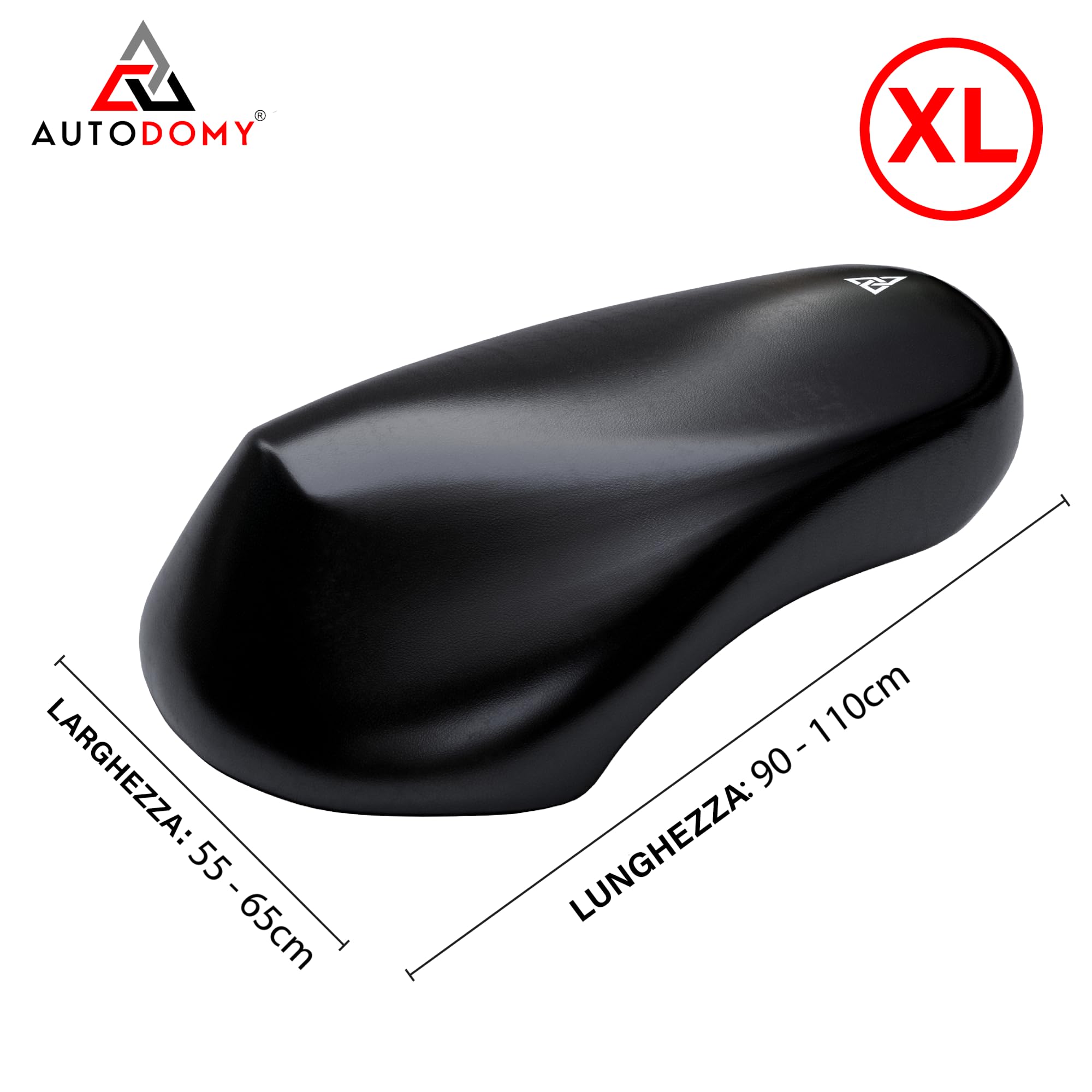 Autodomy Coprisella Moto Taglia XL per Selle da 90 a 110 cm | Coprisedile Moto Antiscivolo e Antigraffio | Coprisella Scooter Impermeabile e Universale | Protezione Pioggia e UV Cuscino Scooter