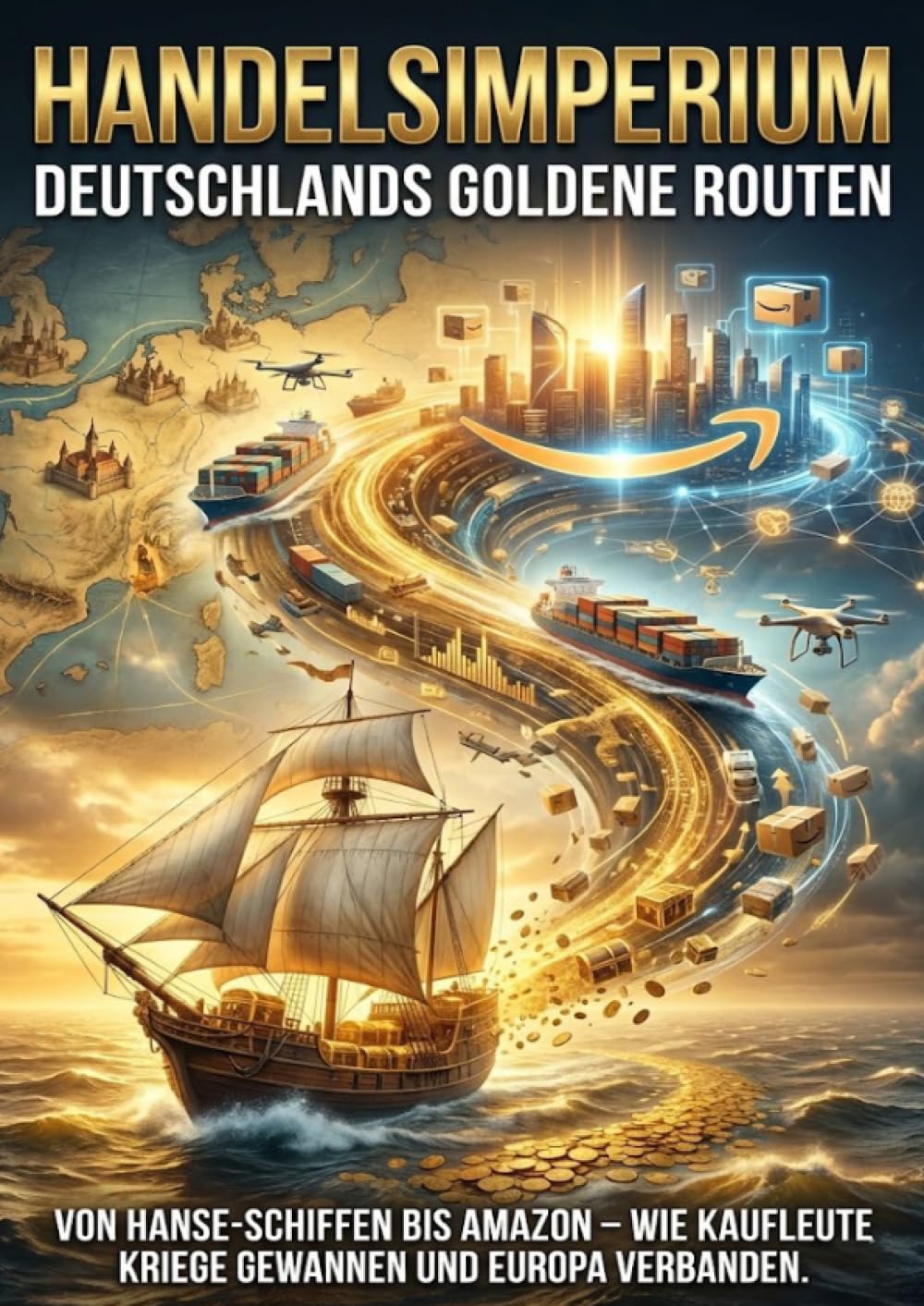 Handelsimperium: Deutschlands Goldene Routen: Von Hanse-Schiffen bis Amazon – wie Kaufleute Kriege gewannen und Europa verbanden.
