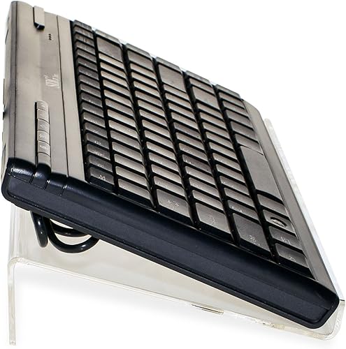 Miniatura 3 de Source One - Soporte para teclado inclinado, de alta calidad, para acrílico transparente ergonómico (compacto)