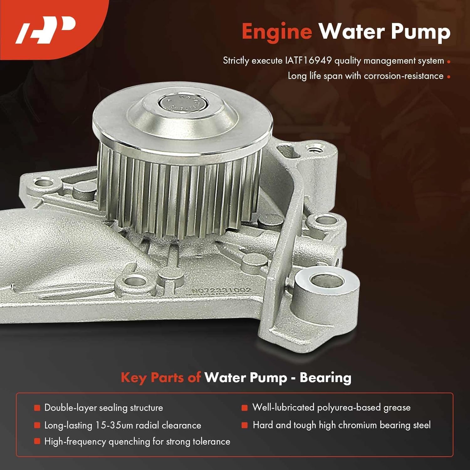 A-Premium Engine Timing Belt Kit Water Pump W/Tensioner Compatible with Toyota Camry 87-01, 96-00, Celica 87-89/92-99, Solara 99-01 - 2.0L 2.2L