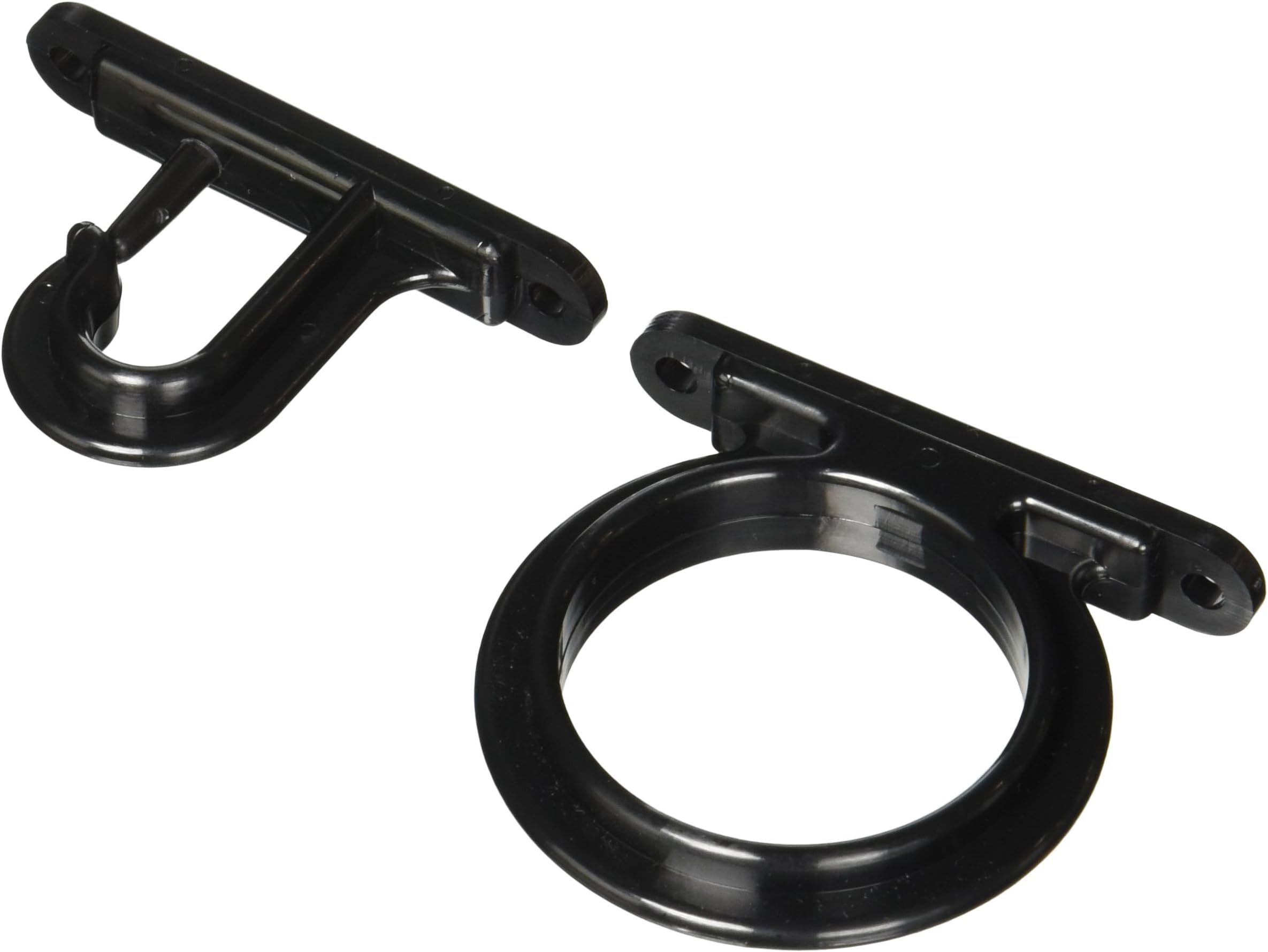 DU-BRO Fishing Rod Holders, Storage Rack for Boat, Garage, Truck or Cabin, Width 2 5/8”, Black