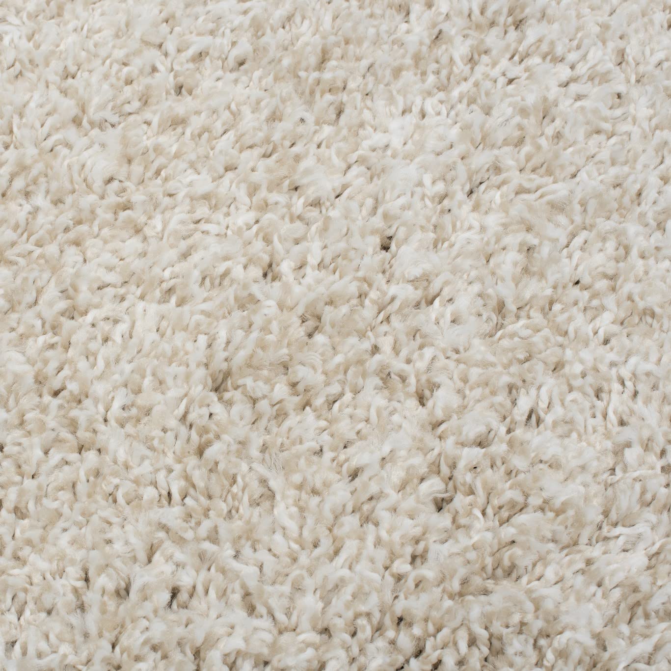 Tapiso Essence dywan Shaggy, wysokie runo, beżowy, jednokolorowy, miękki, nowoczesny, prostokątny, do salonu, sypialni, Ökotex 140 x 200 cm