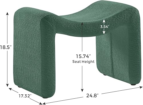 Miniatura 24 de Taburete otomano grande, taburete moderno multifuncional, reposapiés para sofá, asiento adicional para sala de estar, entrada, pasillos y
