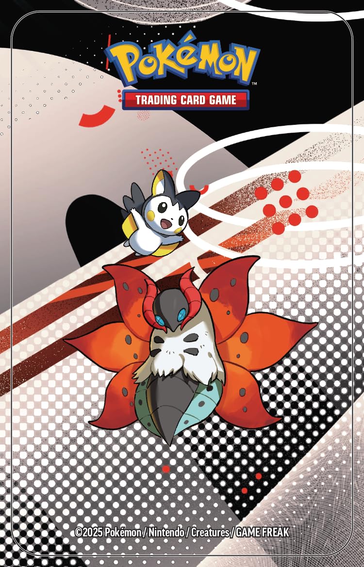 Pokémon-Sammelkartenspiel: Mini-Tin-Box Einall – Ramoth & Emolga (2 Boosterpacks & 1 Stickerkarte)