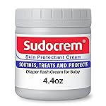 Sudocrem Diaper Rash Cream for Baby\'s Skin, Triple Action Diaper Rash Paste that Soothes, Treats and Protects, 15.29% Zinc Oxide Cream - 4.4oz (125g)