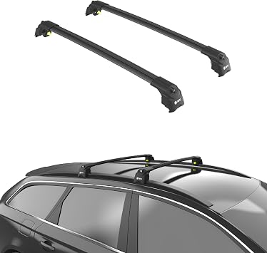 TURTLE Compatible with Kia Sportage Nq5 2022-2024 Air2 roof Rack | Black