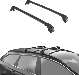 TURTLE kompatibel mit Volvo Xc60 2018-2024 Air2 Dachträger | SCHWARZ