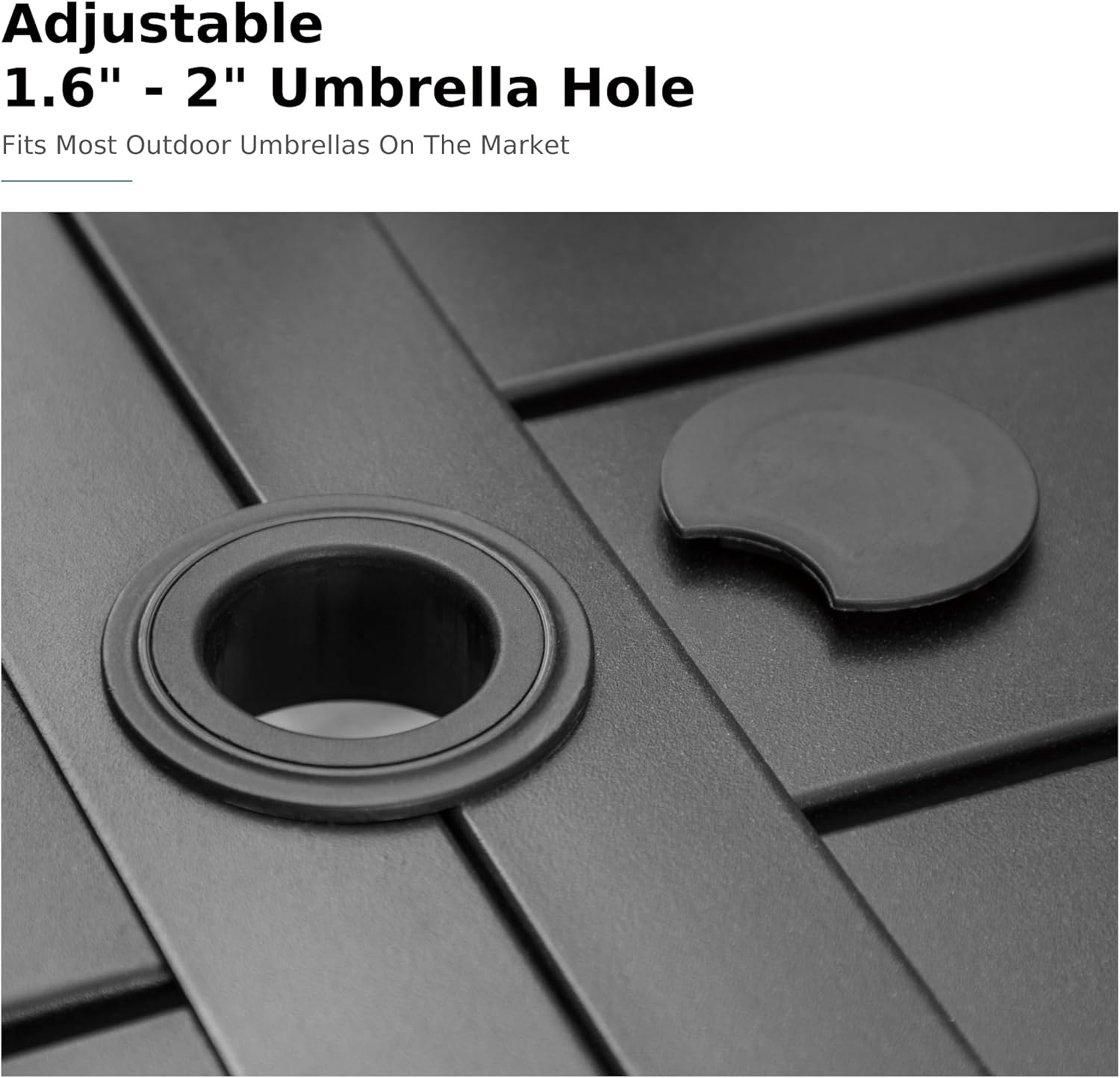 MFSTUDIO 7 Pieces Outdoor Dining Sets for 6, Patio Table and Chairs, Outdoor Rectangular Metal Table with Chairs, Wicker Patio Dining Furniture, Deck, Porch