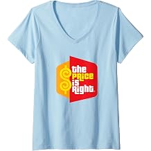 Womens Price is Right Logo V-Neck T-Shirt Small