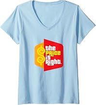 Womens Price is Right Logo V-Neck T-Shirt Small