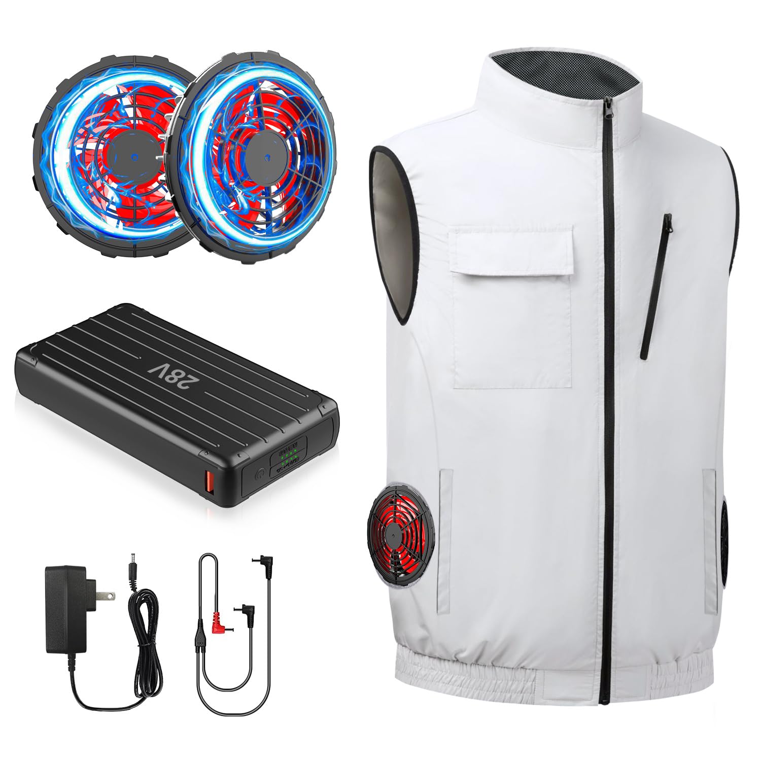 Amazon.co.jp: [FGTGGG] ファン付きベスト【2025新登場＆28V超高