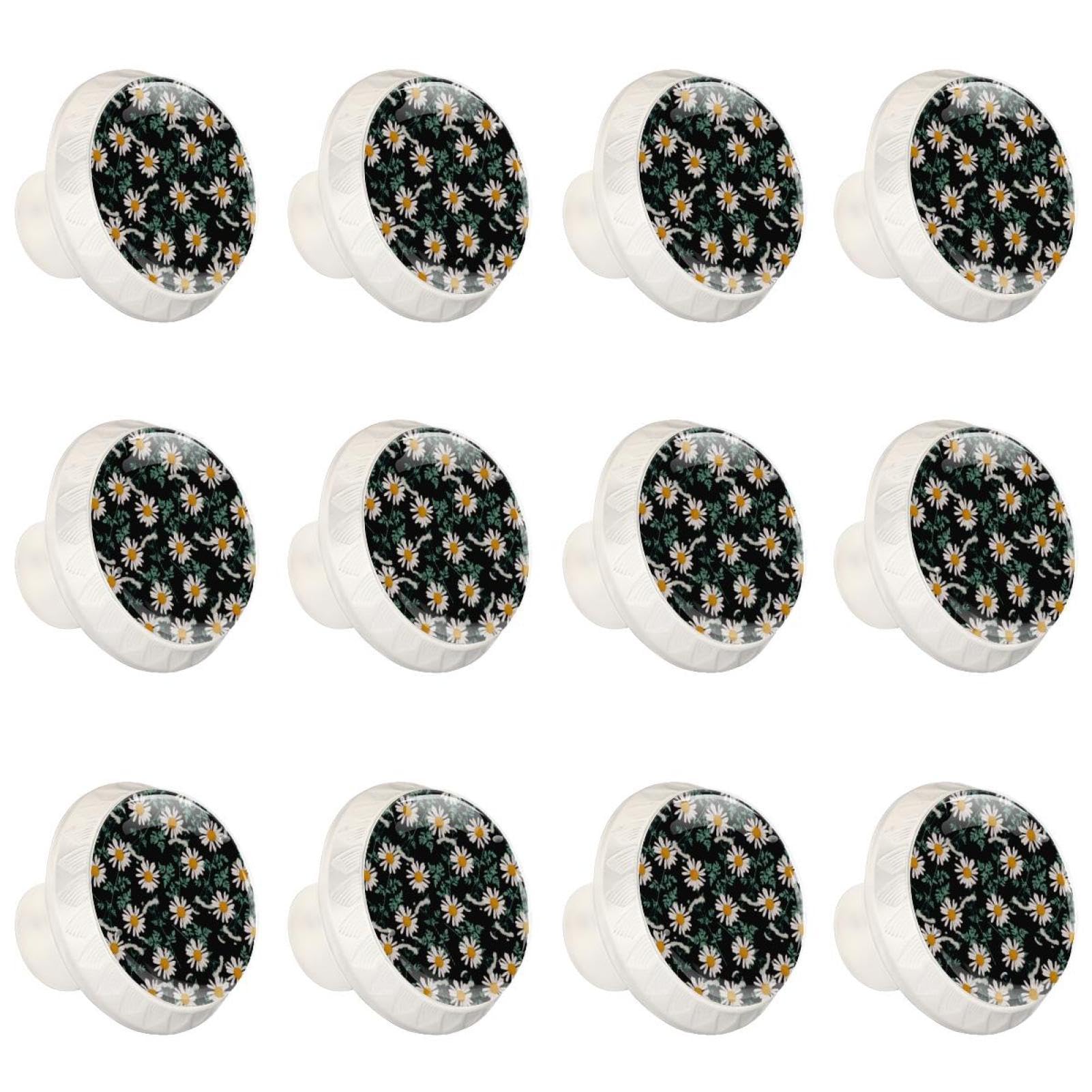 Boutons de tiroir en cristal transparent durables pour poignée de placard