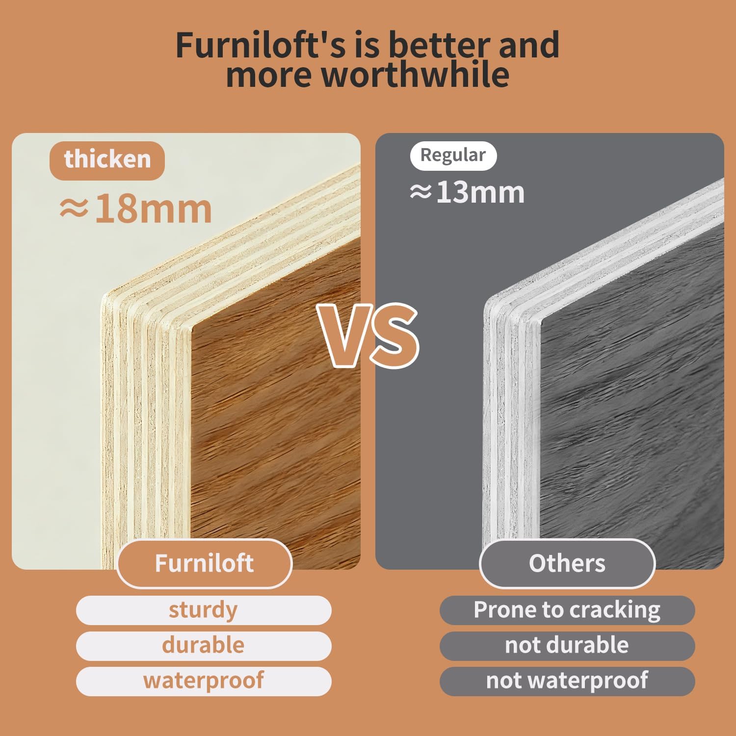 47 in Floating TV Stand Floating Tv Console for Tvs Up to 32/65 Inch Entertainment Center for Wall with 2 Flip-Down Cabinet Doors for Bedroom Living Room,Walnut+Natrural 47 IN Walnut+natrural