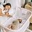 Stretch Fitted Bassinet Sheet Set BROLEX 2 Pack Cradle Sheets for Bassinet Pad/Mattress,Unisex Boys Girls,Ultra Soft,Elephant Rabbit