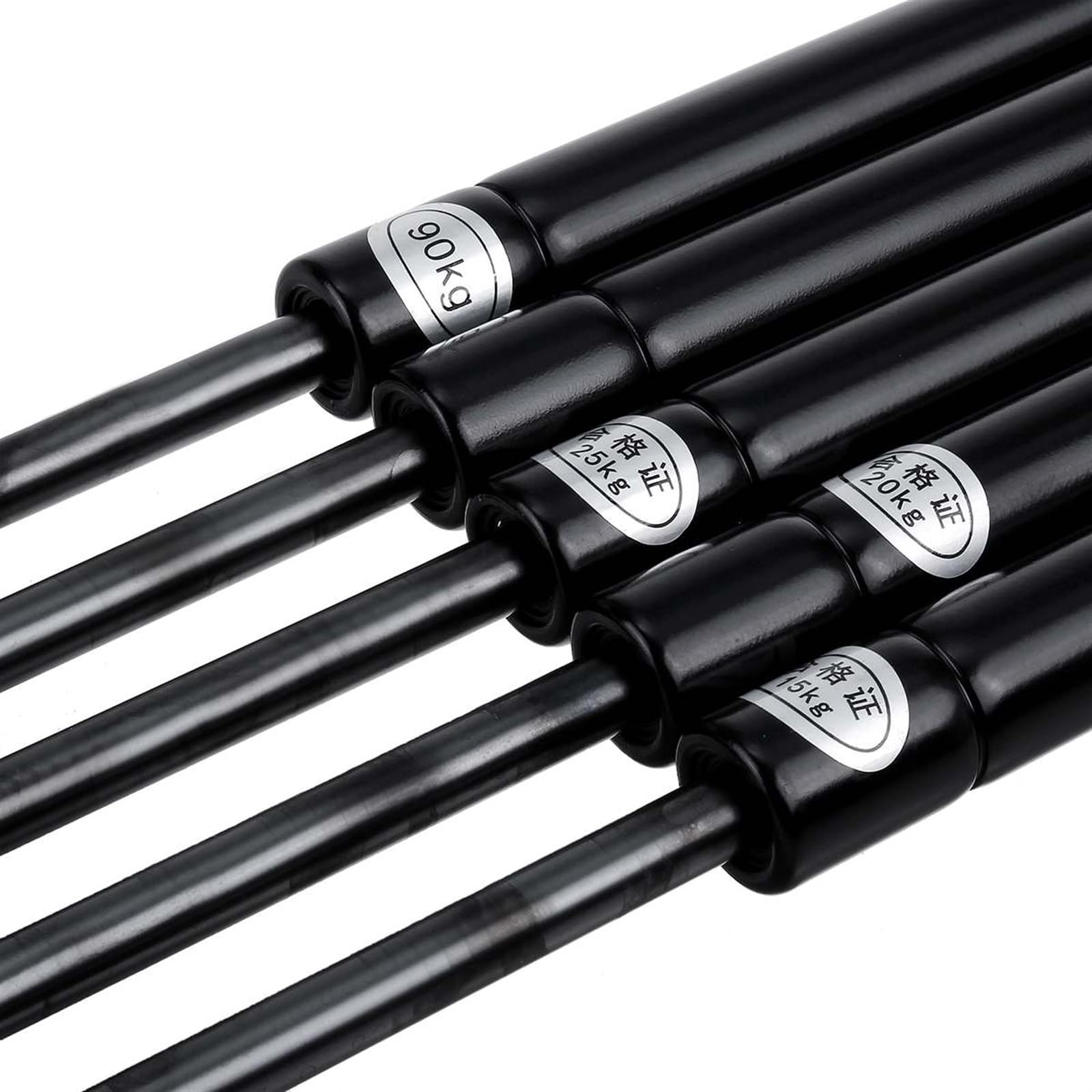 Varilla Hidráulica Elevación Soporte 150-900N 860mm 2 Uds Capó Puntales Gas Coche Barra Soporte Elevación Choque Resorte Gas Para Cama Autobús Camión Ventana Barco(900N)
