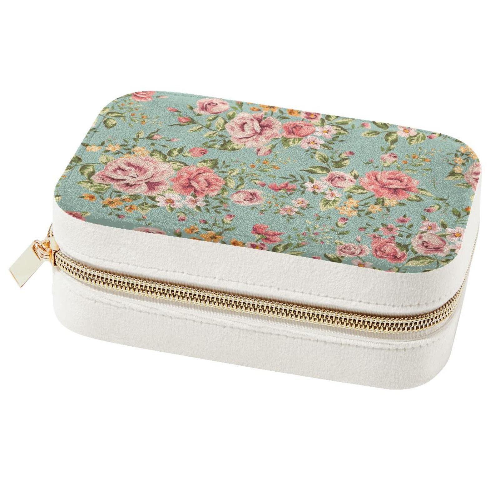 Boîte à bijoux en papier et organiseur de voyage pour bague fille et femme