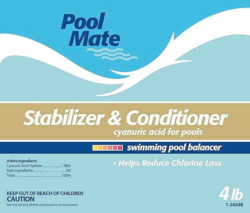Miniatura 3 de Pool Mate 1-2604B Estabilizador y acondicionador de piscina 4 libras
